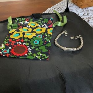 Brighton ID bracelet. Lovely butterfly. 8inch